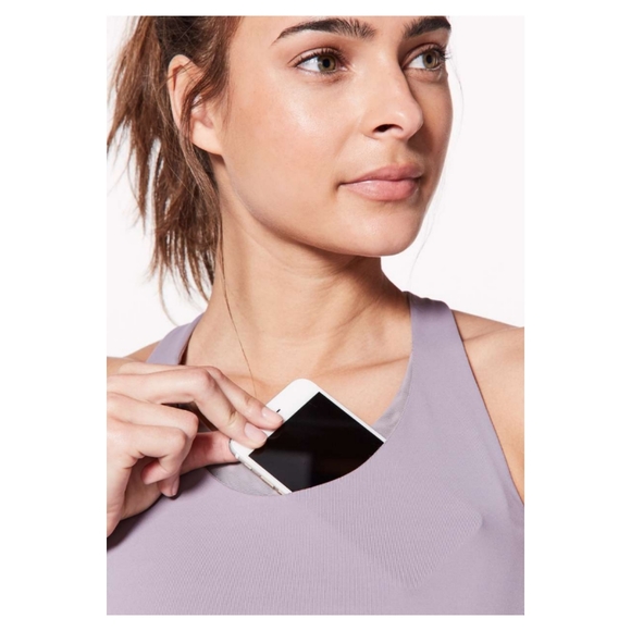 Lululemon Stash N Run Tank - Medium Support - Dusty Dawn - Picture 5 of 8